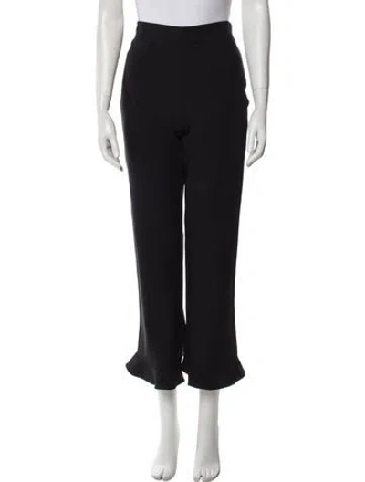 Pre-owned Opening Ceremony Wide Leg Pants In Black