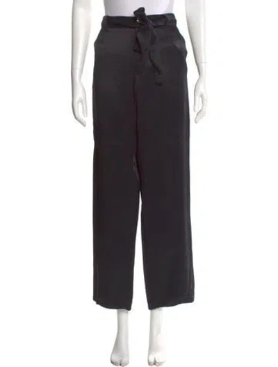 Pre-owned Opening Ceremony Wide Leg Pants In Black