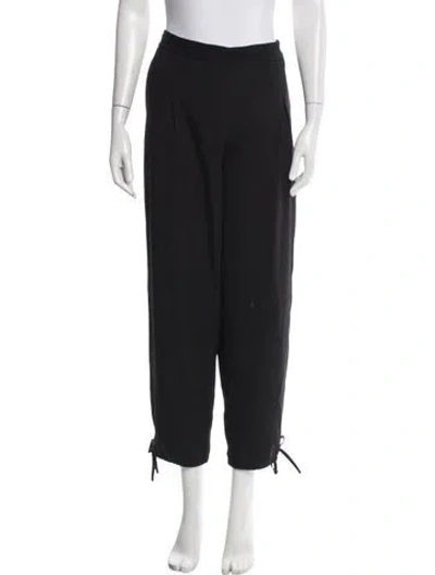 Pre-owned Opening Ceremony Wide Leg Pants In Black