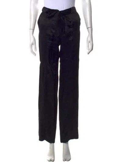 Pre-owned Opening Ceremony Wide Leg Pants In Black