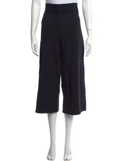 Pre-owned Opening Ceremony Wide Leg Pants In Black