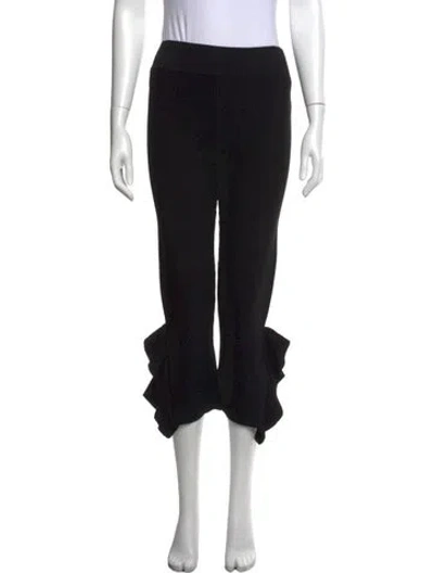 Pre-owned Opening Ceremony Wide Leg Pants In Black