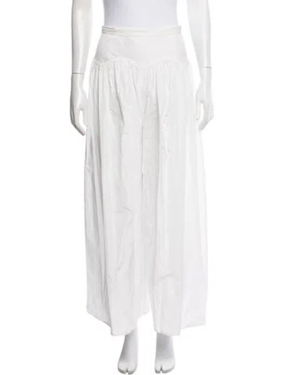 Pre-owned Opening Ceremony Wide Leg Pants In White