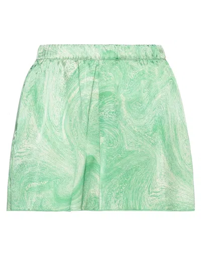 OPENING CEREMONY OPENING CEREMONY WOMAN SHORTS & BERMUDA SHORTS LIGHT GREEN SIZE 6 POLYESTER, ELASTANE