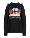 Opening Ceremony Woman Sweatshirt Black Size Xs Cotton, Elastane In Black