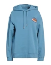 Opening Ceremony Woman Sweatshirt Light Blue Size L Cotton, Elastane, Polyester In Blue
