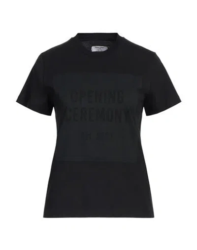 Opening Ceremony Woman T-shirt Black Size Xs Cotton