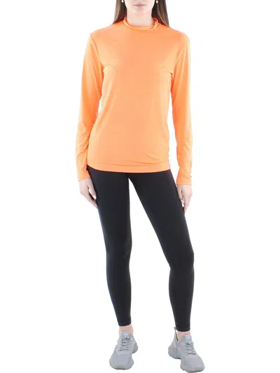 Opening Ceremony Womens High Neck Pullover Pullover Top In Orange