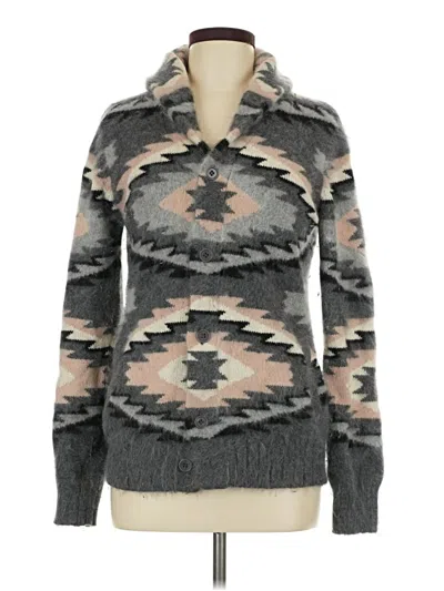 Pre-owned Opening Ceremony Wool Cardigan Sweater In Gray