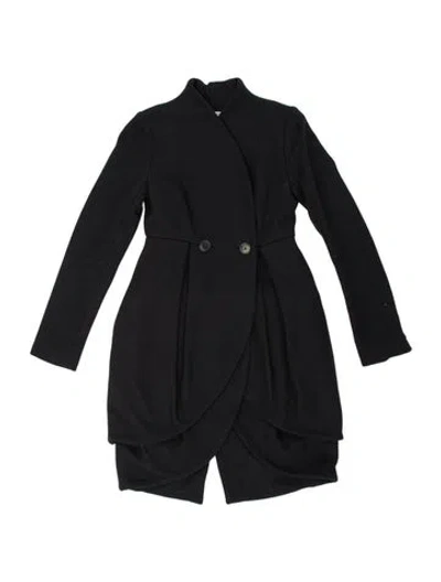 Pre-owned Opening Ceremony Wool Coat In Black