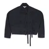 Opening Ceremony Wool Tie Knot Black Jacket In Black