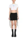 Opening Ceremony Word Torch Hybrid Tshirt In Animal Print