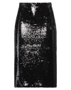 Operà Woman Midi Skirt Black Size 12 Polyester, Elastane