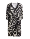 Operà Woman Mini Dress Black Size 12 Viscose In Multi