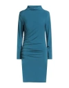 Operà Woman Mini Dress Deep Teal Size 8 Polyester, Elastane
