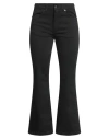 Operà Woman Pants Black Size 12 Cotton, Elastane