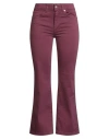 Operà Woman Pants Mauve Size 12 Cotton, Elastane In Purple