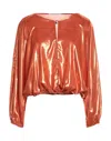 Operà Woman Top Orange Size 10 Polyester In Orange
