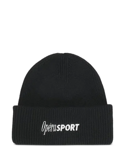 OPERASPORT ANDRÈ EMBROIDERED-LOGO BEANIE