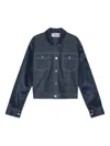 Operasport Buttoned Denim Jacket In Blue