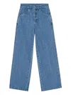 Operasport Camèlia Embroidered-pocket Jeans In Blue