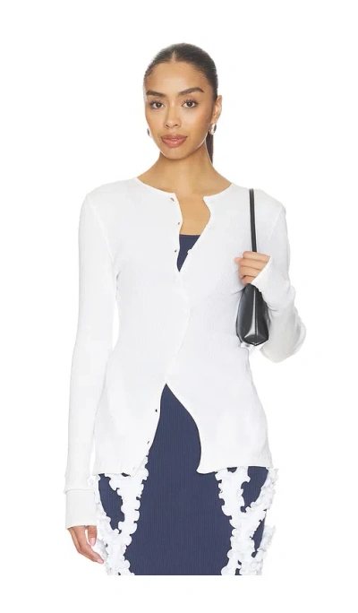 Operasport Claire Seamless Top In White