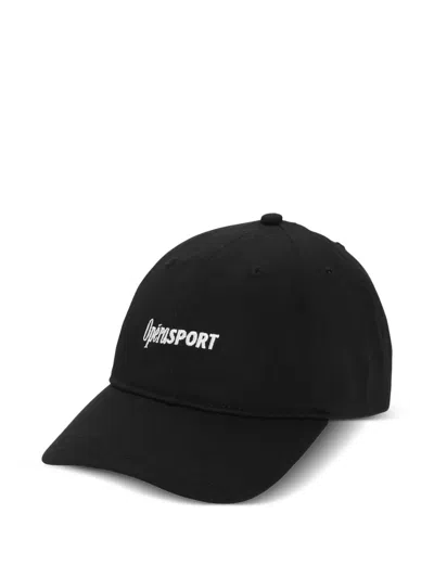 Operasport Embroidered-logo Cotton Cap Hat In Black