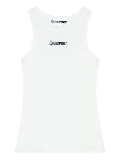 Operasport Jane Tank Top In White