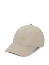 Operasport Logo-embroidered Cotton Cap In Brown