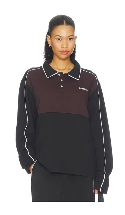 Operasport Nico Unisex Polo Sweater In Black