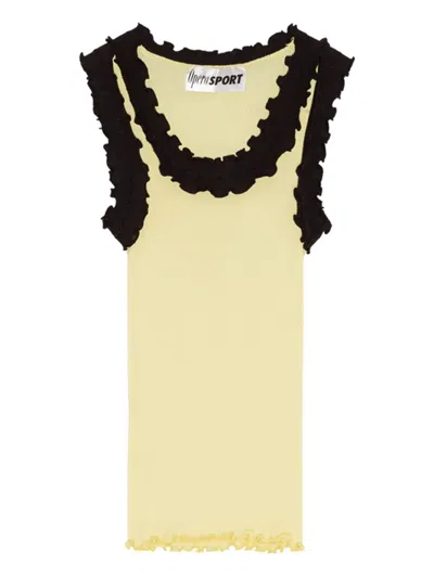 Operasport Rosalie Tank Top In Yellow