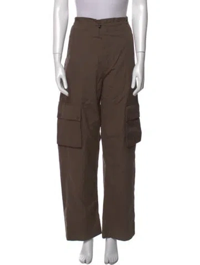 Pre-owned Operasport Wide Leg Pants In Brown