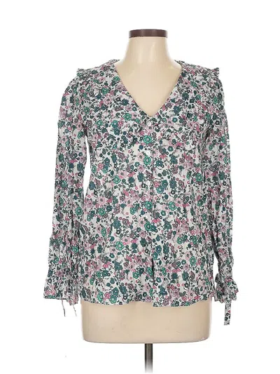 Pre-owned Ophelia And Indigo 3/4 Sleeve Blouse In Pink