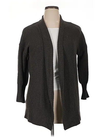 Pre-owned Ophelia Roe Cardigan Sweater In Gray
