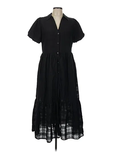 Pre-owned Ophelia Roe Casual Dress In Black