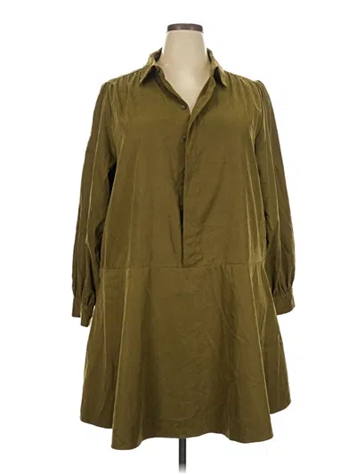 Pre-owned Ophelia Roe Casual Dress In Green