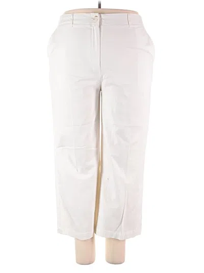 Pre-owned Ophelia Roe Casual Pants In White