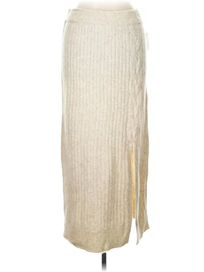 Pre-owned Ophelia Roe Casual Skirt In Ivory