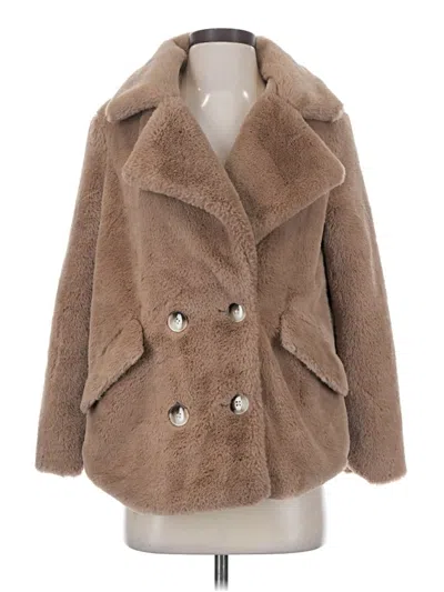 Pre-owned Ophelia Roe Coat In Tan