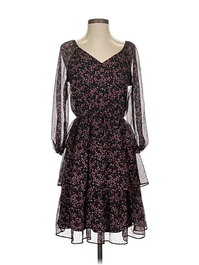 Pre-owned Ophelia Roe Cocktail Dress In Black