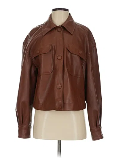 Pre-owned Ophelia Roe Jacket In Brown
