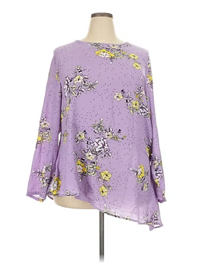 Pre-owned Ophelia Roe Kimono In Purple