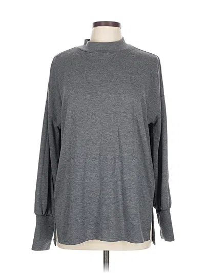 Pre-owned Ophelia Roe Long Sleeve Turtleneck In Gray