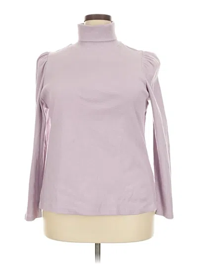 Pre-owned Ophelia Roe Long Sleeve Turtleneck In Purple