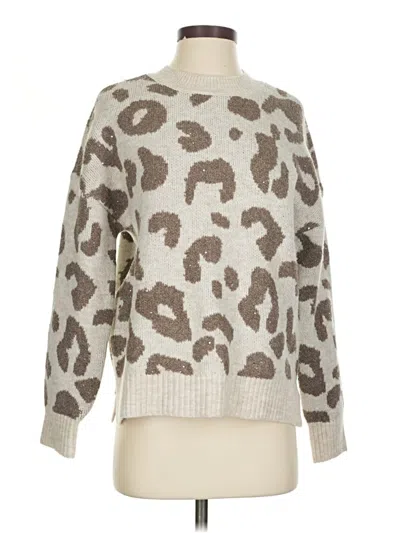 Pre-owned Ophelia Roe Pullover Sweater In Brown