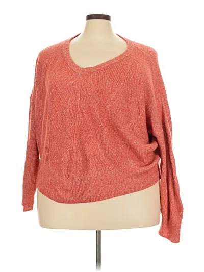 Pre-owned Ophelia Roe Pullover Sweater In Orange