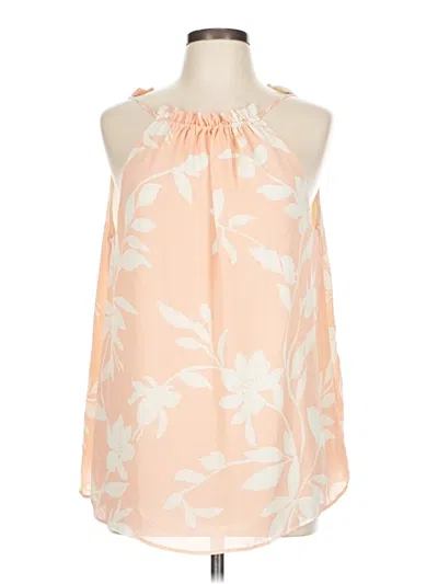 Pre-owned Ophelia Roe Sleeveless Blouse In Orange