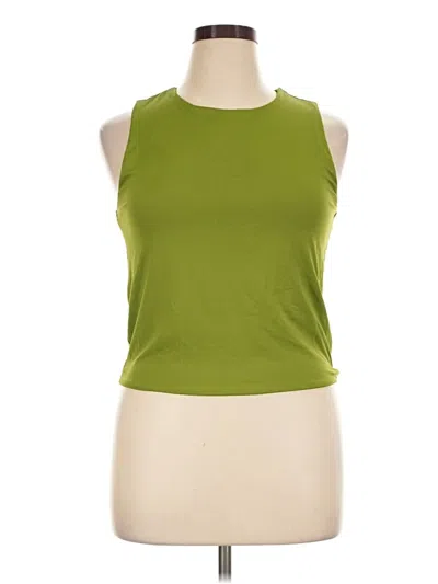 Pre-owned Ophelia Roe Sleeveless T-shirt In Green