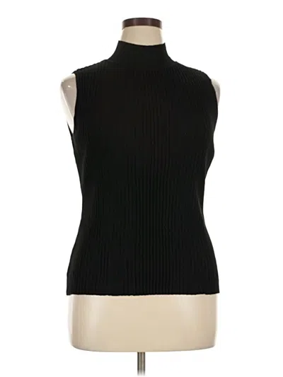Pre-owned Ophelia Roe Sweater Vest In Black