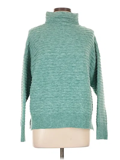 Pre-owned Ophelia Roe Turtleneck Sweater In Blue